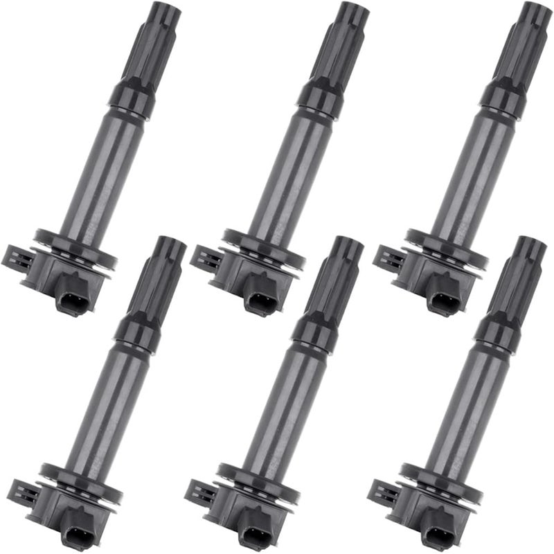 OCPTY Fits 2009-2012 for Ford Escape 3.0L/V6,2009-2011 for Mercury Mariner 3.0L/V6 Ignition Coil Packs 2 Pins #DG514 (6 Packs) - Image 1